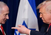 Tổng thống Mỹ Trump thể hiện sự khó chịu trước cuộc gặp Thủ tướng Israel Netanyahu