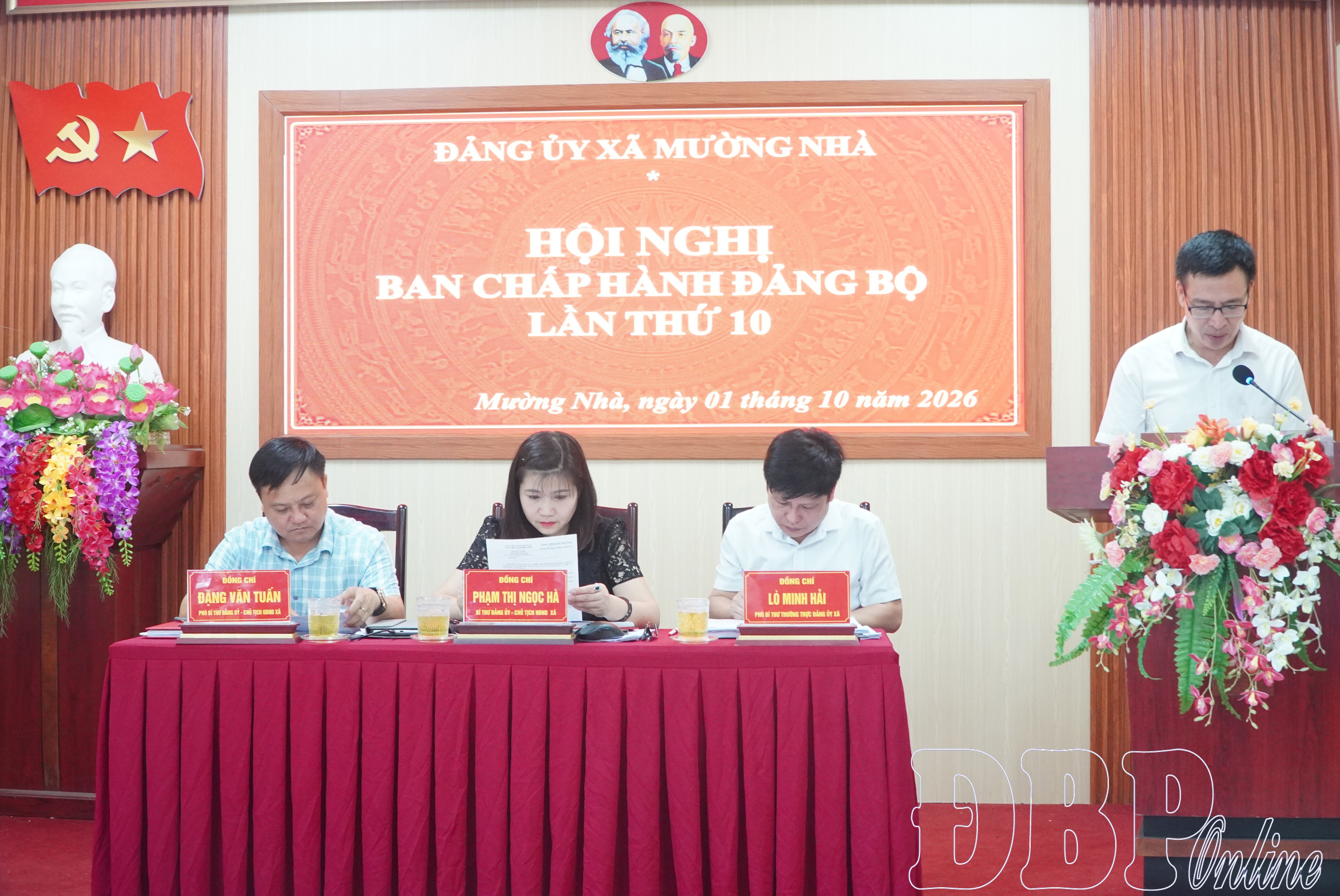 Hội nghị lần thứ 10 Ban chấp hành Đảng bộ xã Mường Nhà Hội nghị lần thứ 10 Ban chấp hành Đảng bộ xã Mường Nhà